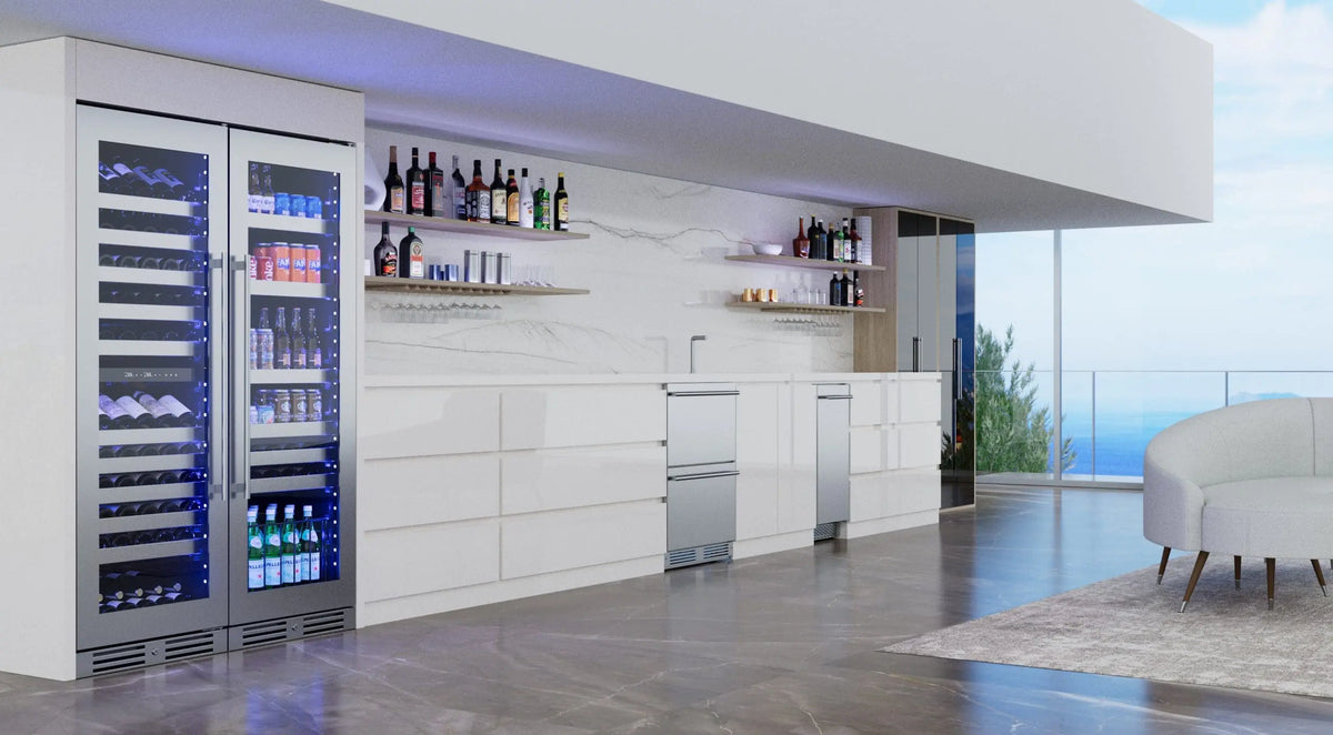 XO Appliance Tall Single Zone Wine Cooler (XO-XOU2470WGS) – view 3