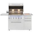 American Made Grills Muscle 42-Inch Freestanding Hybrid Propane Grill with Cart - MUSFS42-LP