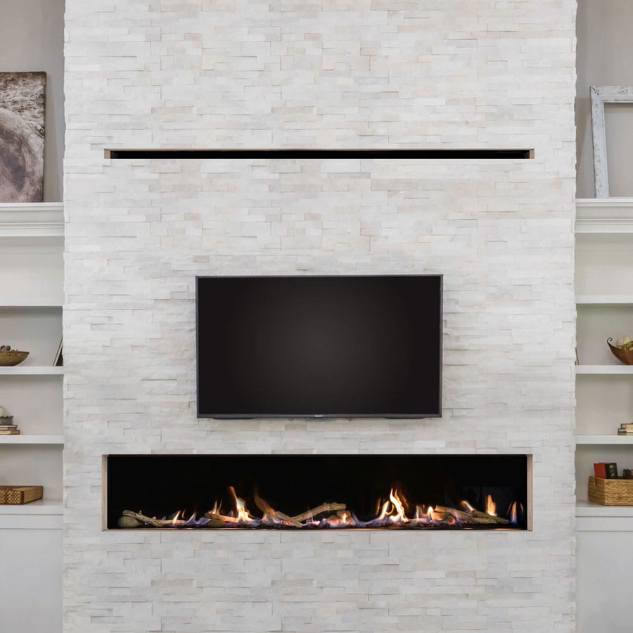 SÓLAS SIXTY0 - Single-Sided Silm-Line Built-In Gas Fireplace - view 3