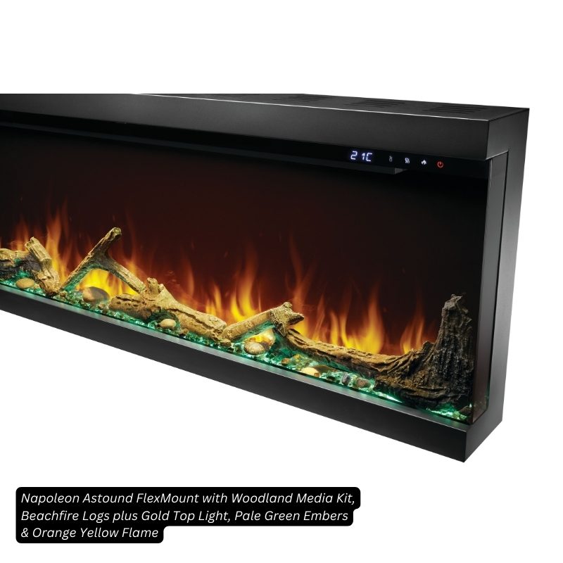 Napoleon Astound FlexMount 62" Linear Electric Fireplace