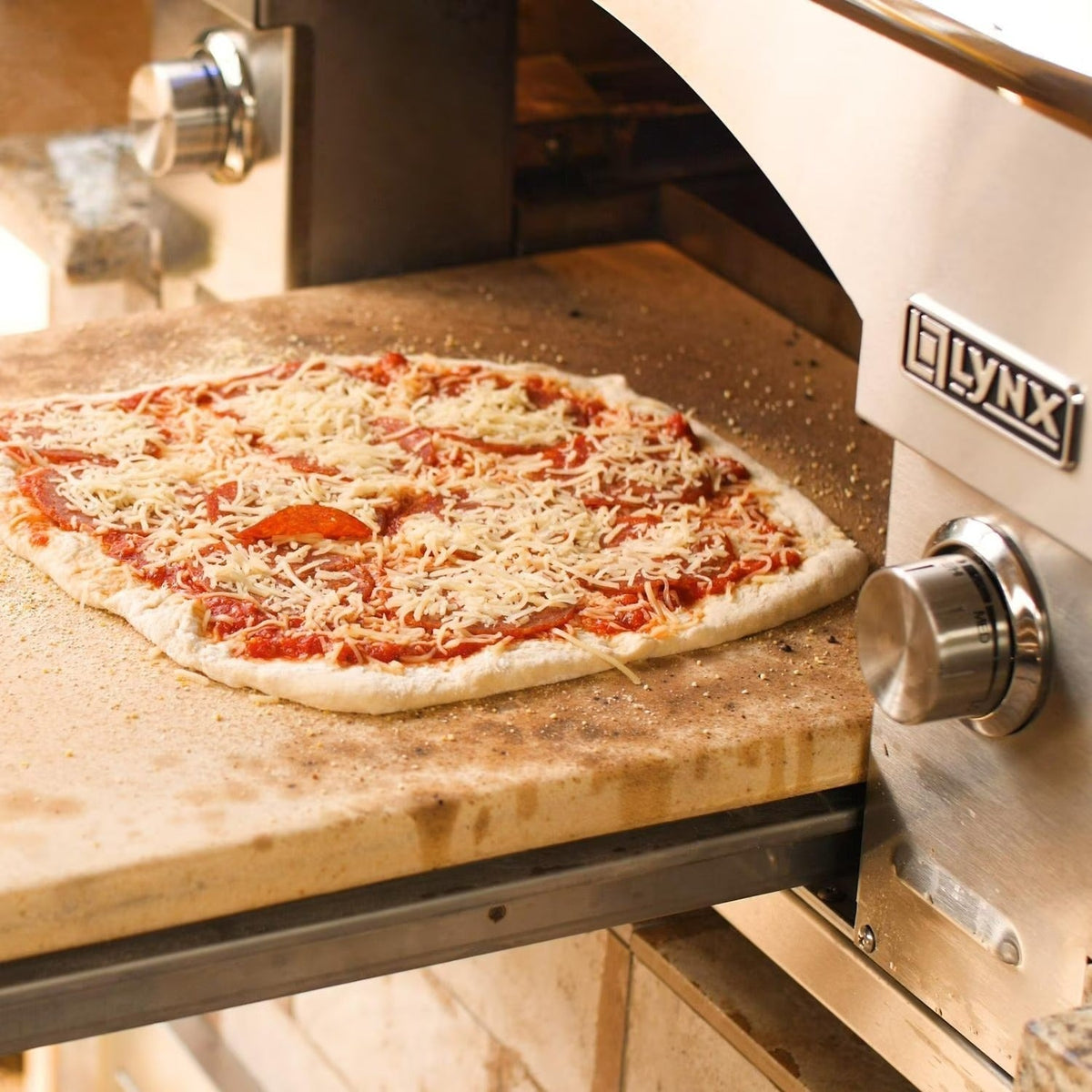 Lynx Professional Napoli 30-Inch Built-In Counter Top Propane Gas Outdoor Pizza Oven - LPZA-LP - view 7