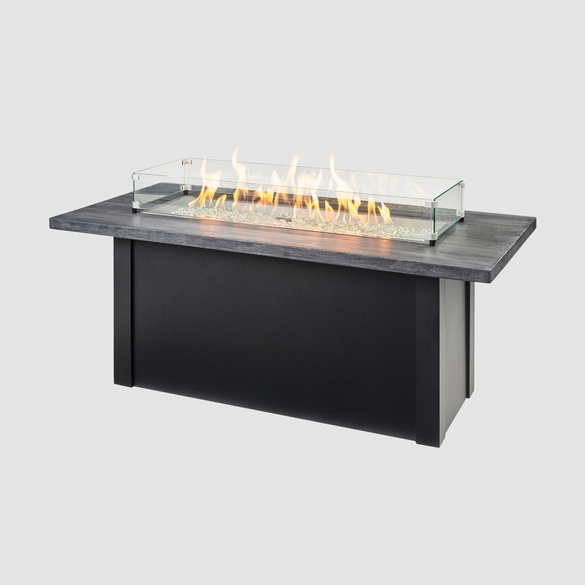 The Outdoor GreatRoom Havenwood Linear Gas Fire Pit Table 62" - view 63