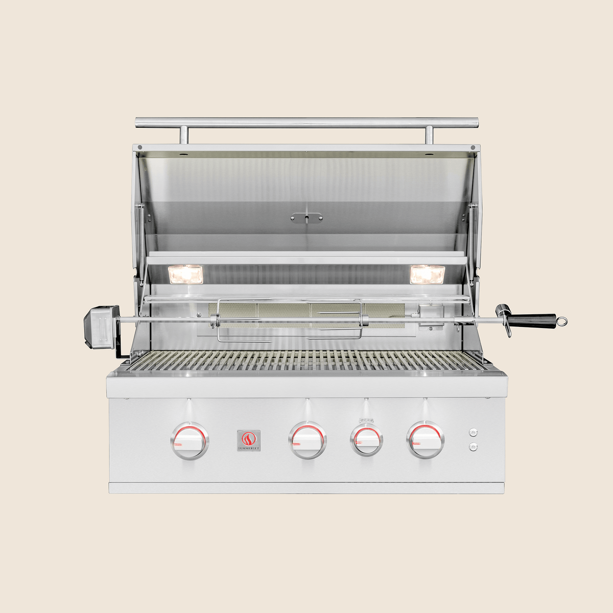 Summerset TRLPRO32 TRL Pro 32-Inch 3-Burner Built-In Gas Grill with Rotisserie - view 2
