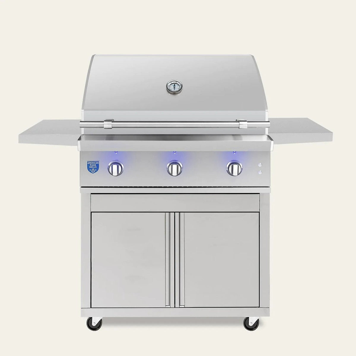 American Made Grills Atlas 42-Inch Freestanding Propane Grill with Cart - ATSFS42-LP