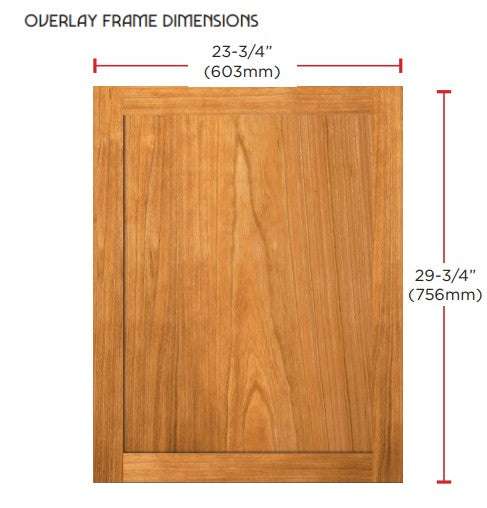 XO 24 Inch Dual Zone Wine Cooler Panel Ready Built-In Wine Cellar - view 3