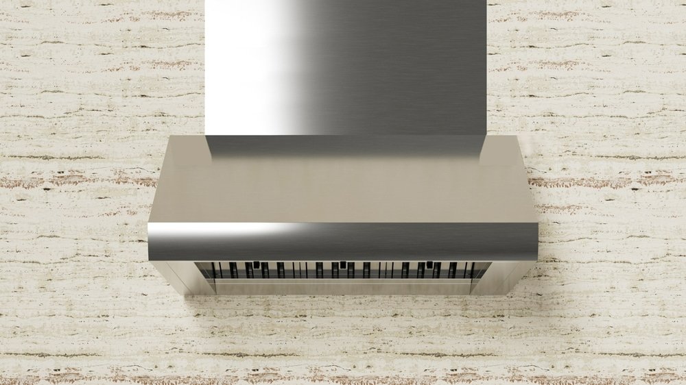 XO 48 Inch Pro Style Wall Mount Ducted Hood with 1200 CFM & LED Lights