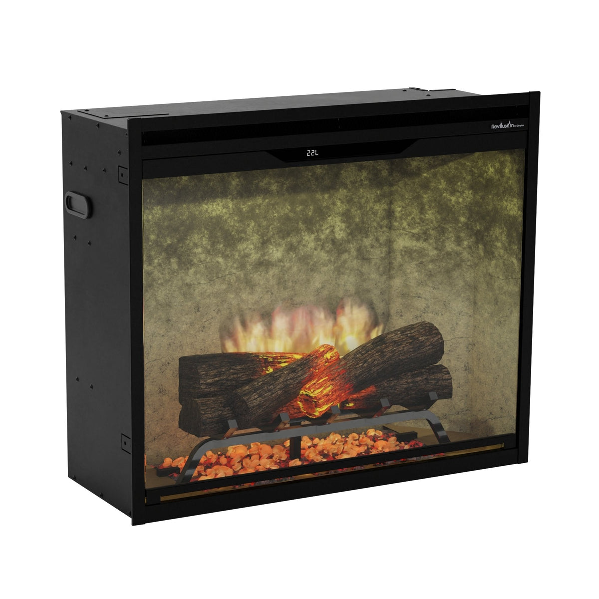 Dimplex REV30-WC Revillusion 30in Built-In Firebox - Weathered Concrete - view 4