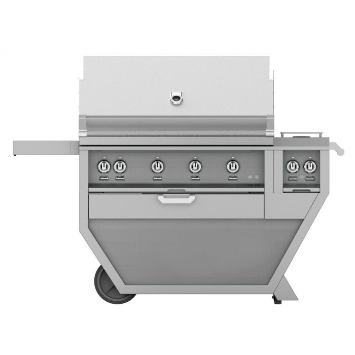 Hestan Deluxe 42-Inch Natural Gas Grill W/ Sear Burner, Rotisserie & Double Side Burner - view 32