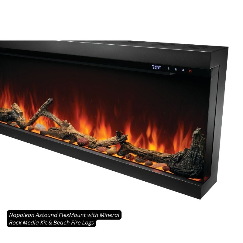 Napoleon Astound FlexMount 62" Linear Electric Fireplace