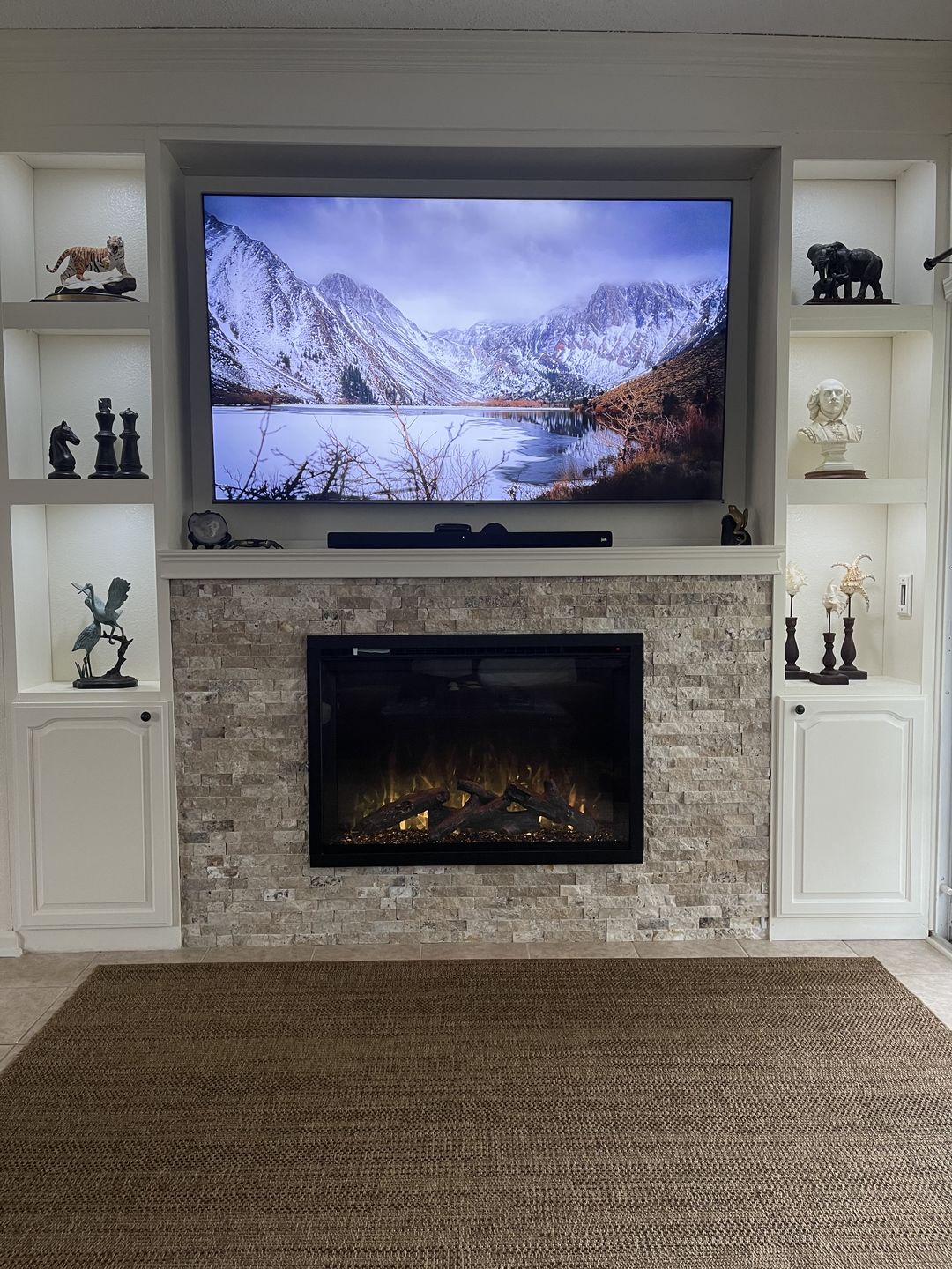 Modern Flames Redstone 42 Inch Built-In Electric Fireplace Firebox Insert