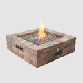 The Outdoor GreatRoom Bronson Block Square Gas Fire Pit Kit