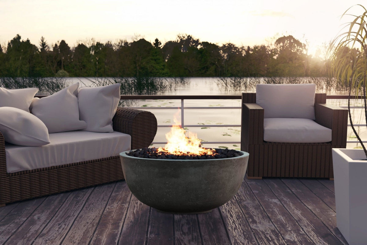 XO 39 Inch Gas Fire Bowl Fire Pit - 65,000 BTUs - view 2