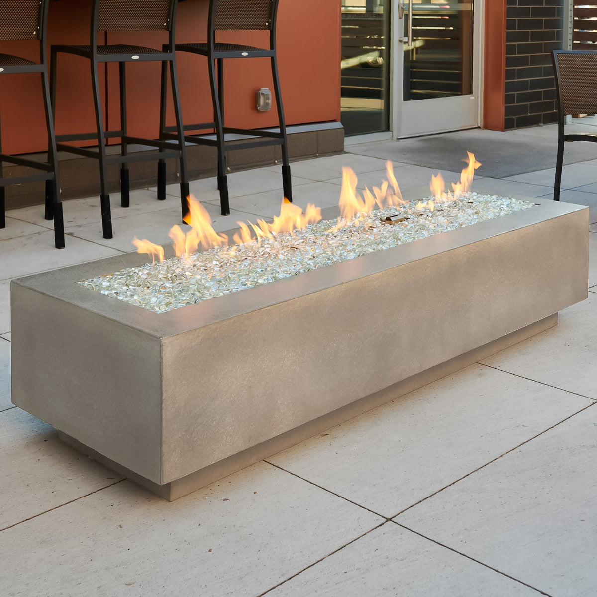 The Outdoor GreatRoom Cove Linear Gas Fire Pit Table 72" - view 16