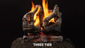 Hearth & Home Technologies 30" 3-Tier Grand Oaks cement log set (3TR-GO30)