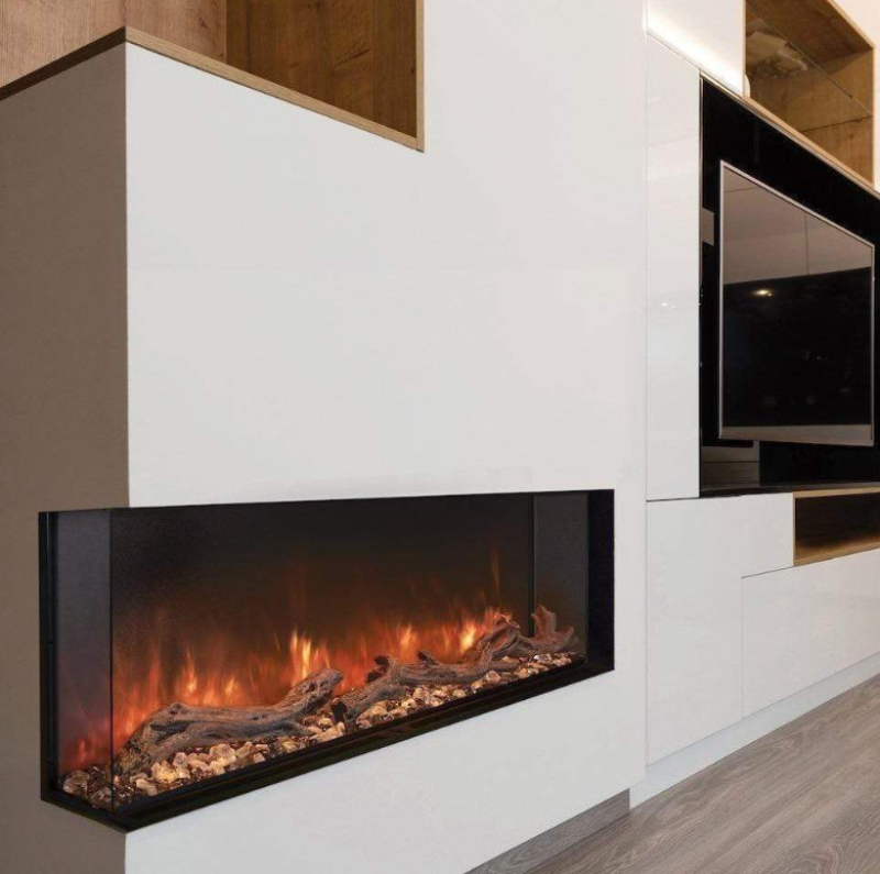 Modern Flames Landscape Pro Multi 120" 3-Sided Electric Fireplace - view 9