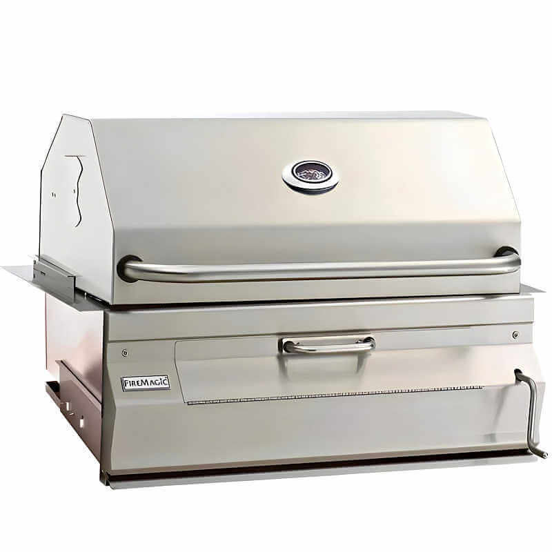 Fire Magic Legacy 24-Inch Built-In Smoker Charcoal Grill | 12-SC01C-A - view 4