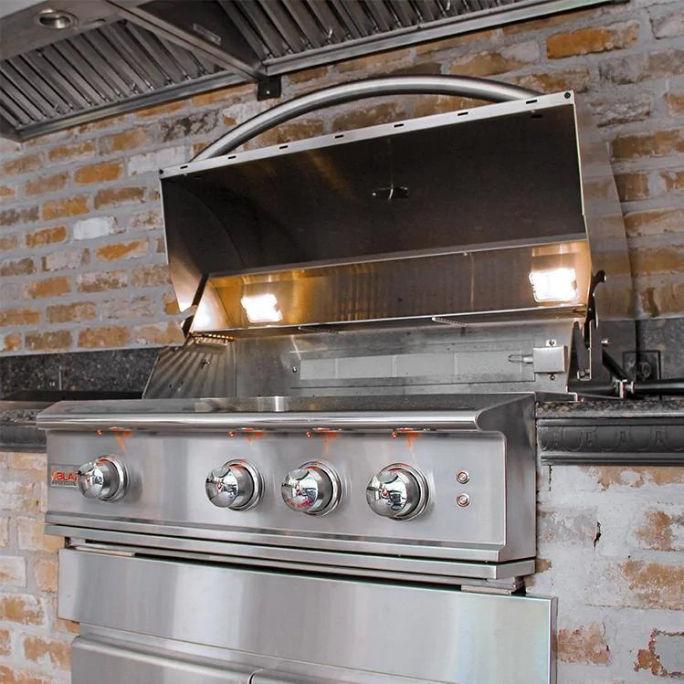 Blaze Professional LUX 34-Inch 3-Burner Built-In Gas Grill With Rear Infrared Burner - view 2