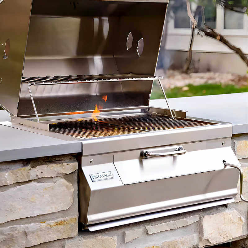 Fire Magic Legacy 24-Inch Built-In Smoker Charcoal Grill | 12-SC01C-A - view 3