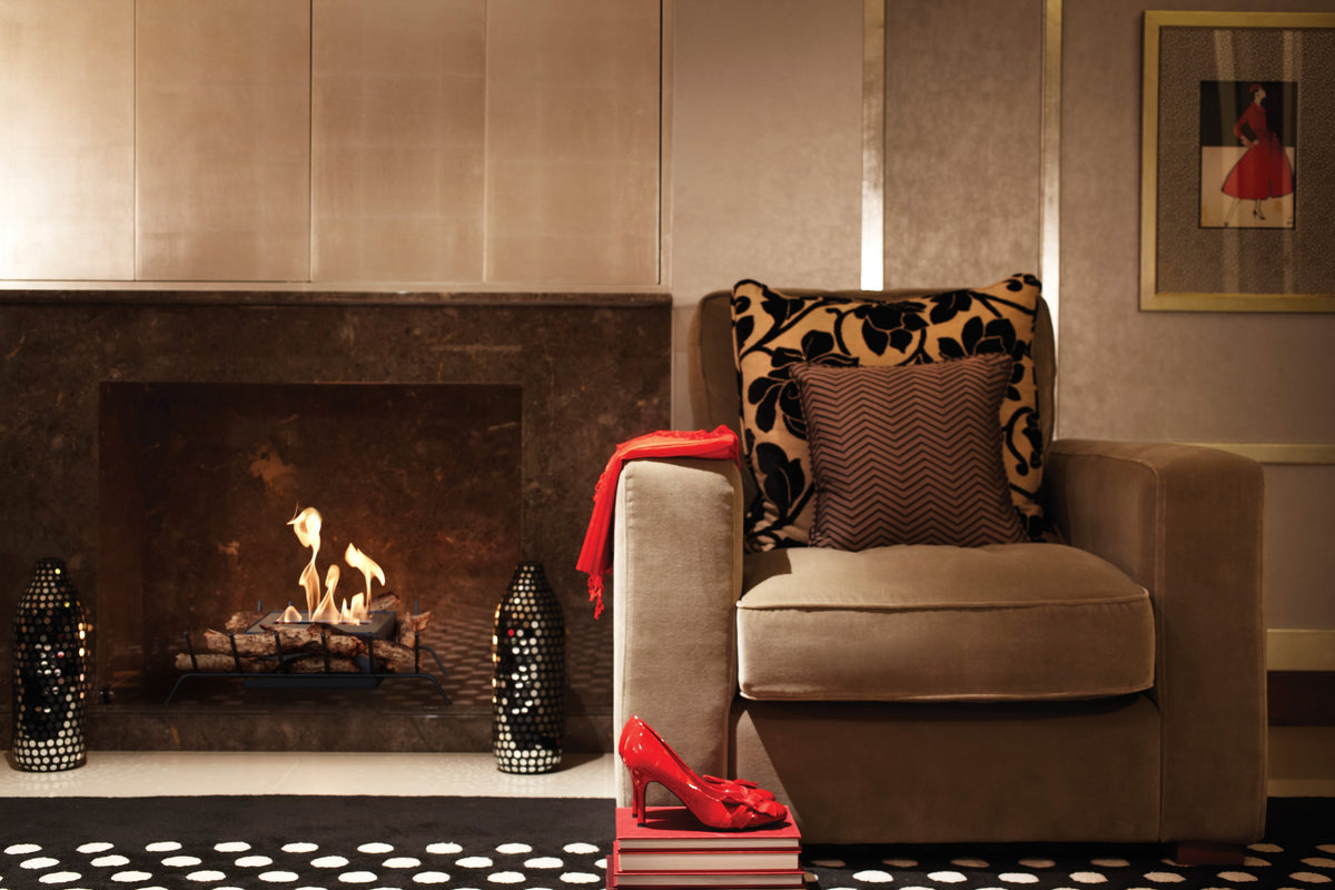 EcoSmart Fire Heritage Grate 25 Ethanol Fireplace