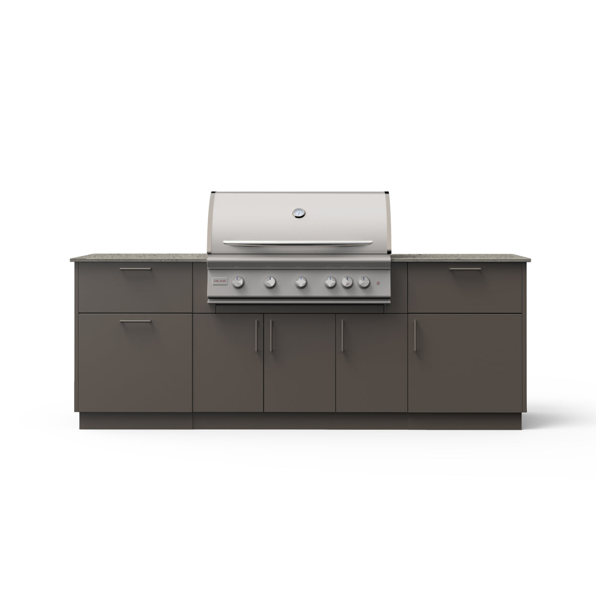Blaze Sunrise 8-Ft Outdoor Kitchen Island Back Plate for Models w/ 40-Inch Grills – view 3