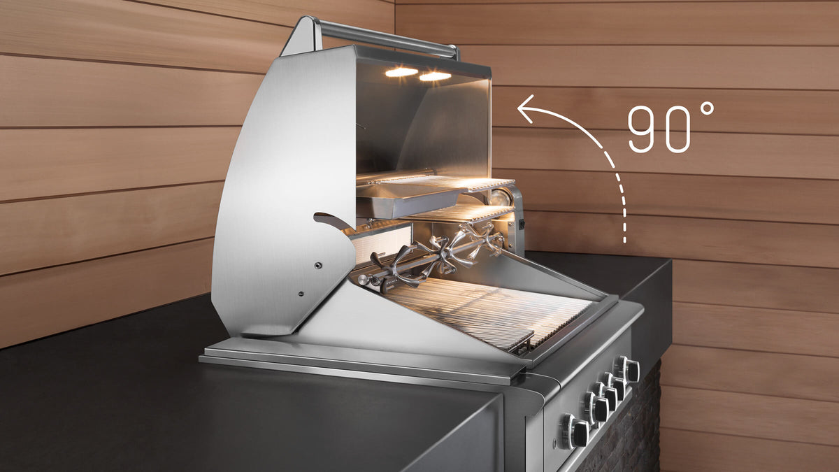 DCS 36" Series 9 Grill, Rotisserie and Charcoal, Natural Gas – view 7