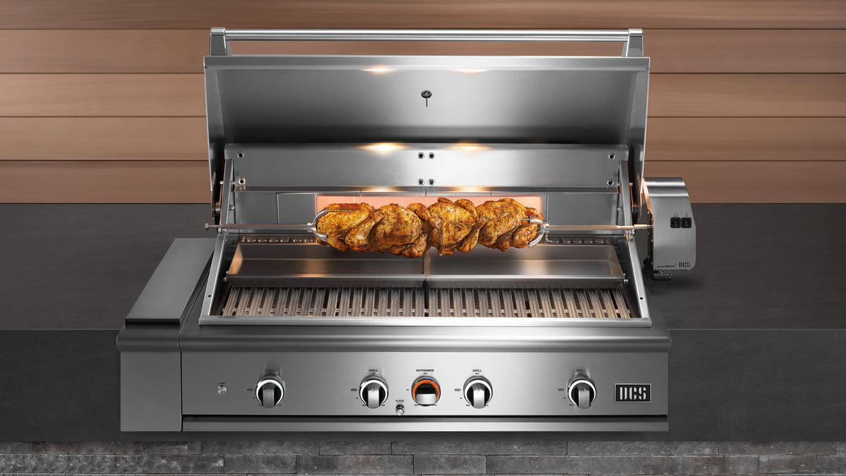 DCS 36" Series 9 Grill, Rotisserie and Charcoal, Natural Gas – view 6