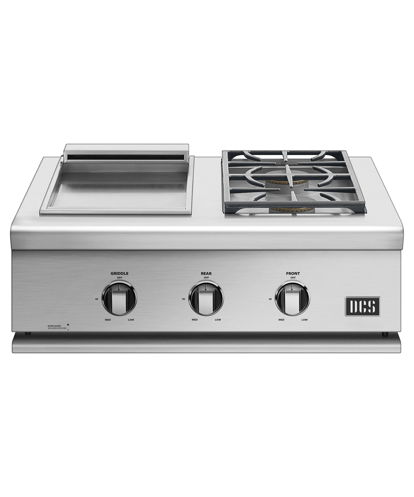 DCS 30" Series 7 Griddle/Double Side Burner – view 2