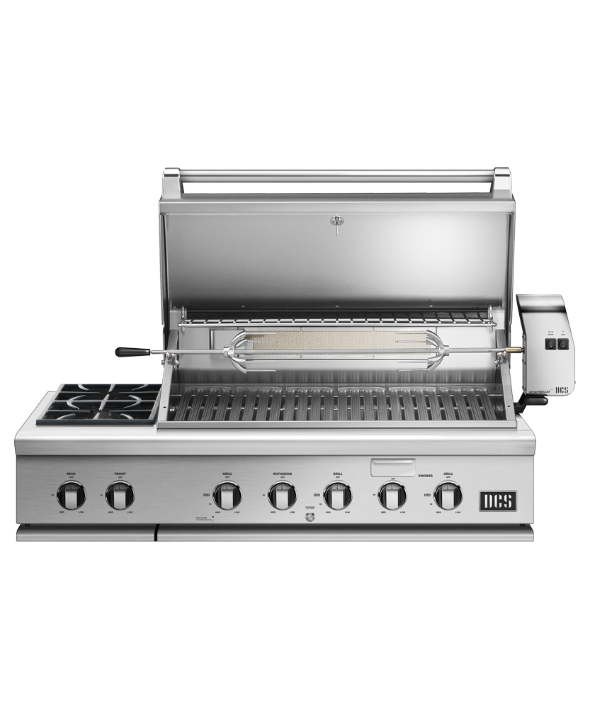 DCS 48" Series 7 Grill, Rotisserie and Integrated Side Burners, Natural Gas – view 2