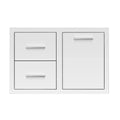 Summerset 33" 2-Drawer & Trash Or Propane Tank Pullout Drawer Combo