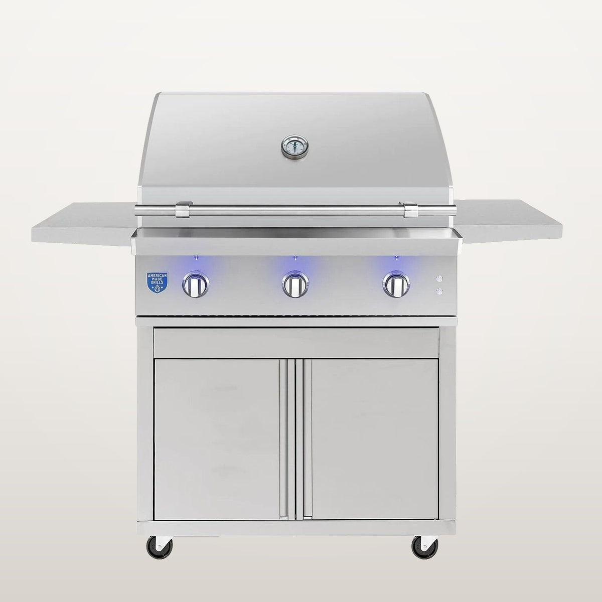 American Made Grills Atlas 42-Inch Freestanding Gas Grill with Cart - ATSFS42-NG