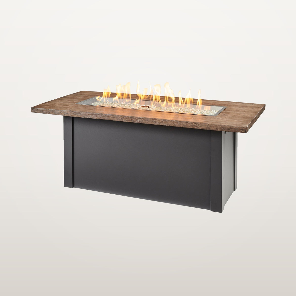The Outdoor GreatRoom Havenwood Linear Gas Fire Pit Table 62"