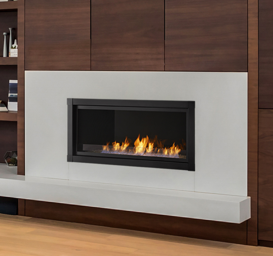 Monessen Artisan 42" Contemporary Satin Black Front for Artisan 42" (AVFL42CFSB)