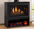 Majestic Steel cabinet with pedestal base for use with 30" gas inserts (CK-30)