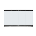 Majestic Original bi-fold glass doors with black trim for Biltmore 50" (DM100)
