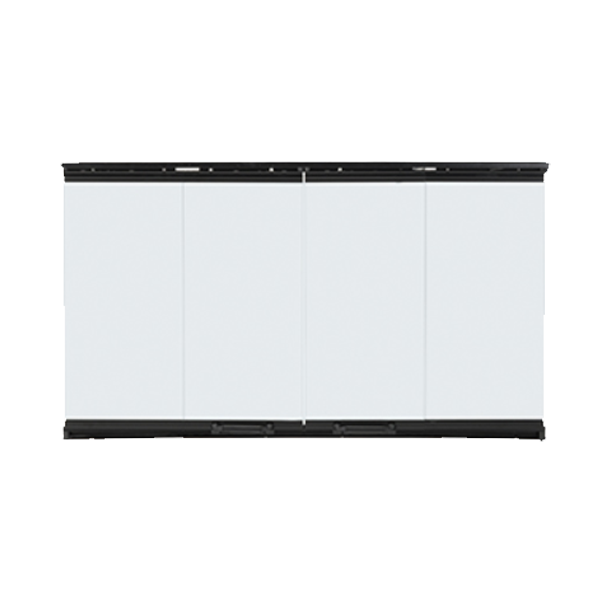 Majestic Original bi-fold glass doors with black trim for Biltmore 50" (DM100)