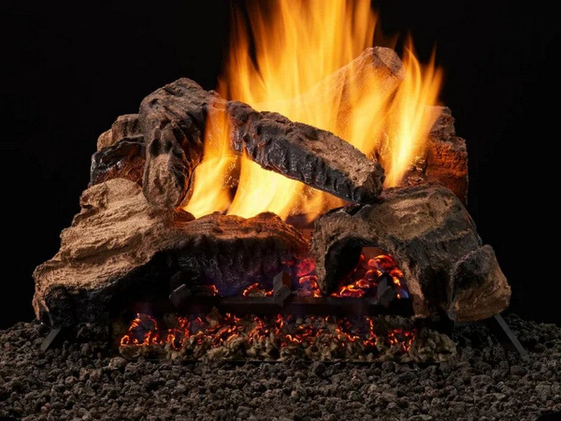 Majestic 4-piece Fiber Ceramic log set for use with 30" Radiant Burner (DUZY2LS-30)