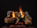 Majestic 6-piece Refractory Cement log set for use with 18/24" Radiant Burner (DUZY3LS-18-24)
