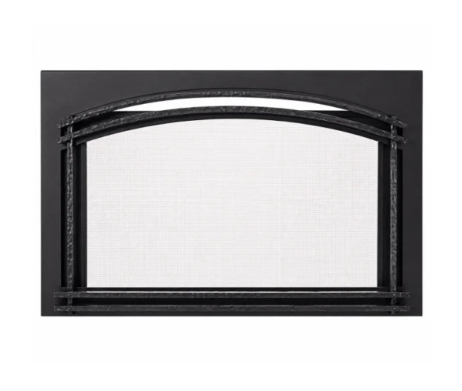 Majestic Forged Arch 35" screen front, Black for Trilliant 35" (FA-TRI35-BK)