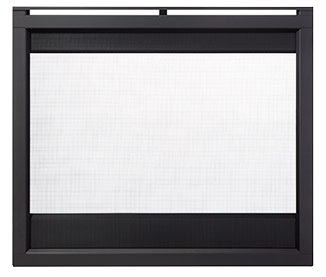 Outdoor Lifestyles Firescreen front, Black for Twilight 36" and Twilight Modern 36" (FS-TWI-BK), view 2