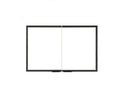 Majestic Gasketed glass door, cabinet style, black for Sovereign 42" (GGD42BK-B)