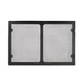 Majestic Grand Vista cabinet style mesh doors, Black for Biltmore 50" (GV100BK)