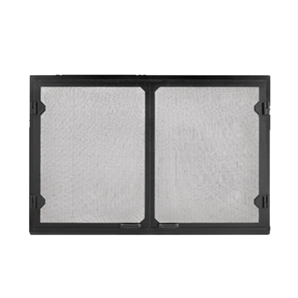 Majestic Grand Vista cabinet style mesh doors, Black for Biltmore 50" (GV100BK)