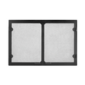 Majestic Grand Vista cabinet style mesh doors, Black for Sovereign 42" (GV42BK)