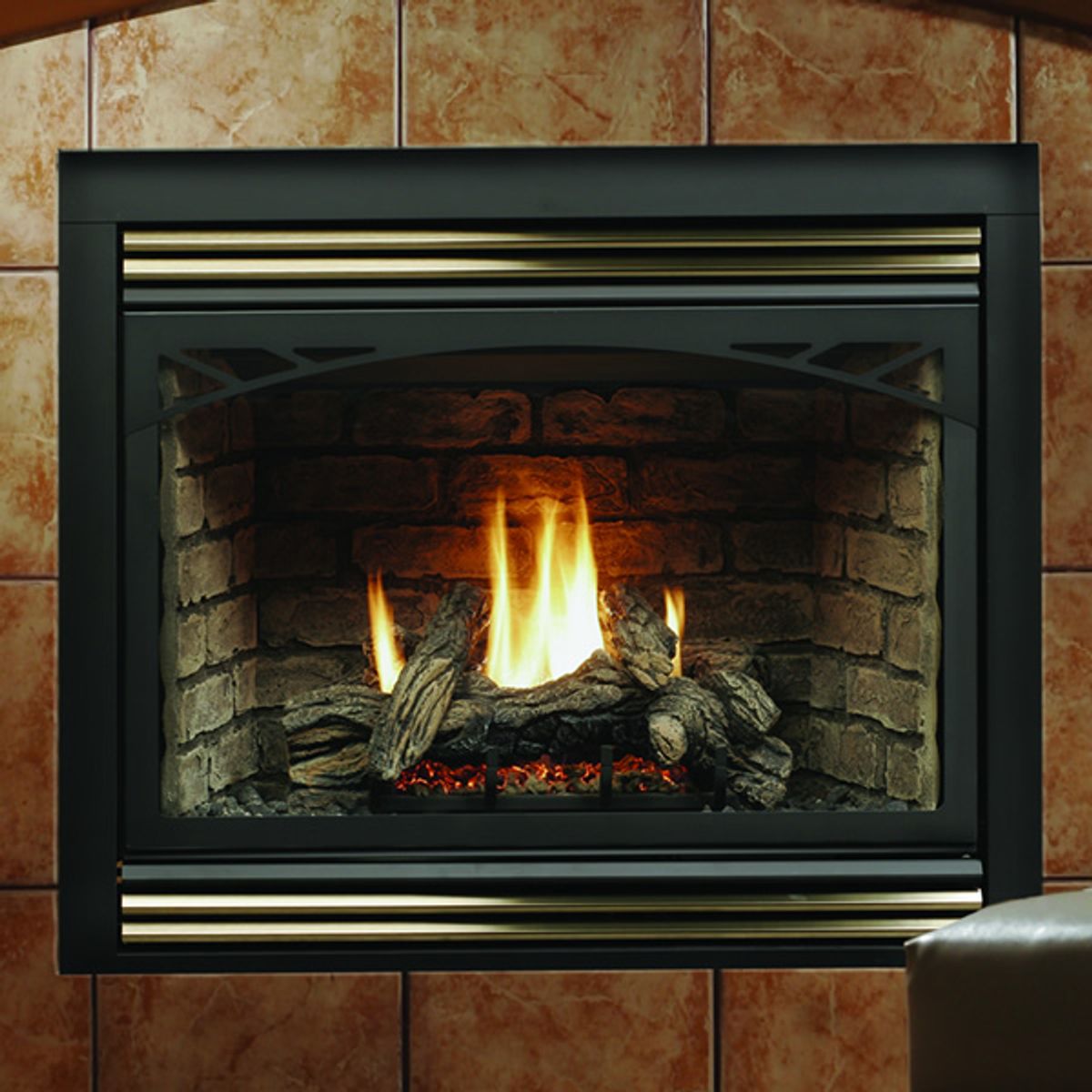 Kingsman HBZDV4228 Zero Clearance Direct Vent Gas Fireplace