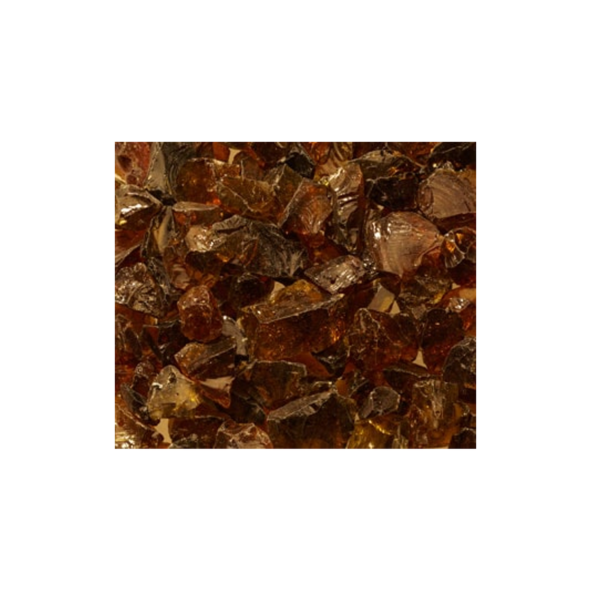 Outdoor Lifestyles Glass media, Amber for Twilight Modern 36" (MEDIA-AMBER-20)
