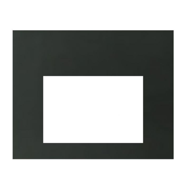 Majestic On site 25" customizable surround, 50" w x 40" h for Ruby 25" and Trilliant 25" (MI25-5040CS-BK)
