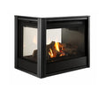 Majestic Multi Side End Panel Firescreen Front, Black for Pier 36" (MSEP-36-BK)