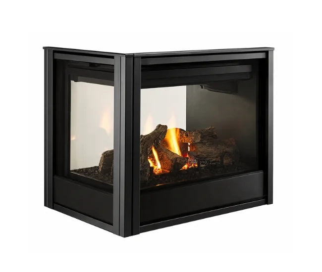 Majestic Multi Side End Panel Firescreen Front, Black for Pier 36" (MSEP-36-BK)
