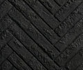 Outdoor Lifestyles 36" Courtyard Outdoor Fireplace, Black Herringbone Refractory for Courtyard 36" (ODCOUG-36BKHR)