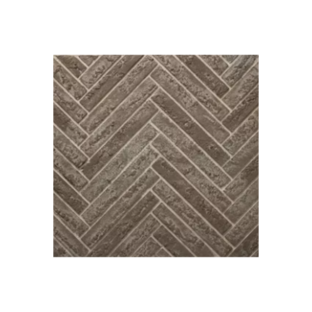 Outdoor Lifestyles 36" Courtyard Outdoor Fireplace, Gray Herringbone Refractory for Courtyard 36" (ODCOUG-36GHR)